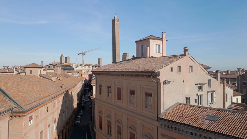 bologna city in italy from the top