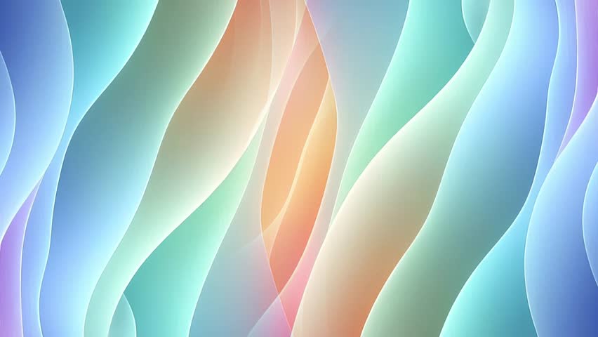 4K Soft abstract waves with colorful lines and textures in pink and blue, creating a flowing, artistic background verical background