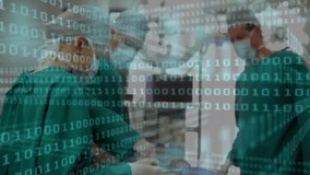 Performing operation, surgeons with digital data processing animation in medical scene. Surgery, healthcare, technology, innovation, modern - Powered by Shutterstock - Get 15% off with code: PIKWIZARD15