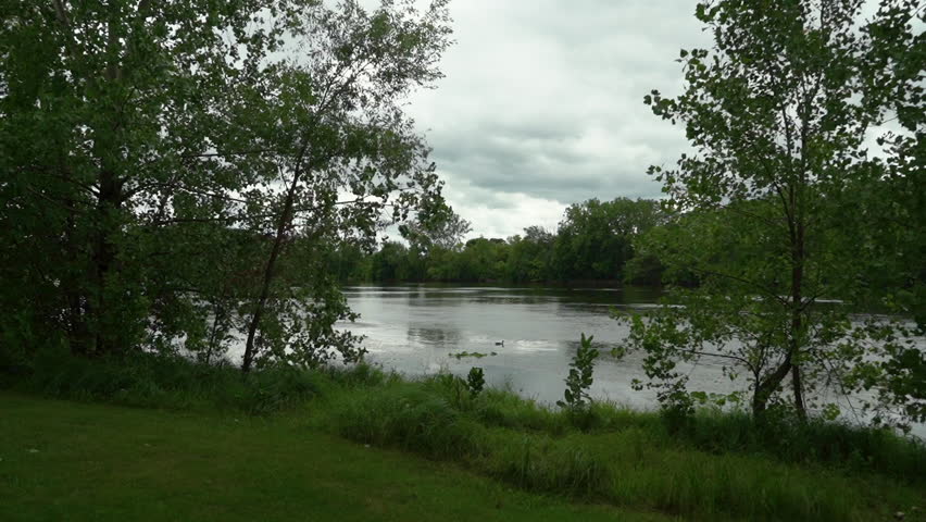 Riverside Park Grand River Grand Rapids Michigan serene nature beauty