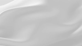 Abstract tenderness white silk background luxury wave cloth satin pastel color fabric. Milk liquid wave aqua splash, wavy fluid texture. Fluttering material. 3D ads animation motion design wallpaper - Powered by Shutterstock - Get 15% off with code: PIKWIZARD15
