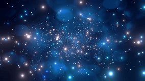 Abstract Twinkling Lights and Particles Creating a Magical Christmas Background, An abstract background filled with twinkling lights and shimmering particles, designed to evoke the magical atmosphere - Powered by Shutterstock - Get 15% off with code: PIKWIZARD15