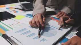 Team of business people working together in the meeting room office, teamwork background charts and graphs banner, double exposure successful teamwork,business planning concept. - Powered by Shutterstock - Get 15% off with code: PIKWIZARD15