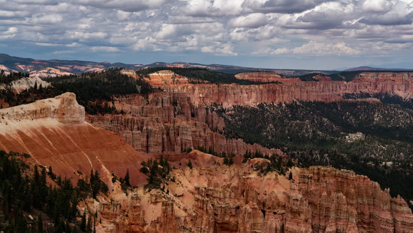Bryce Canyon Time Lapse Rainbow Point Telephoto Utah USA