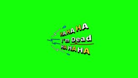 Laughing top up button  animation motion graphic with chroma green screen clip template 4k Background. - Powered by Shutterstock - Get 15% off with code: PIKWIZARD15
