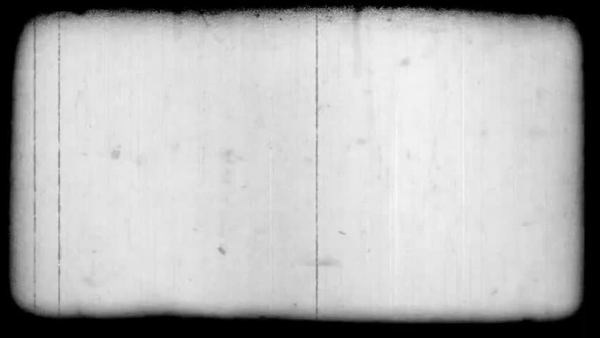 A black and white vintage film overlay with grainy textures, scratch lines, and flickering lights, featuring a smooth, continuous loop with soft borders and a nostalgic, classic feel.