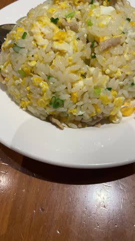 Pork egg fried rice from Din Tai Fung.