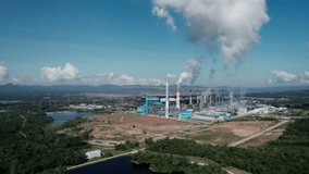 power plant with in Twilight power for factory energy concept. - Powered by Shutterstock - Get 15% off with code: PIKWIZARD15