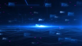 Cyberspace Big Data Digital Business Hi tech matrix Tunnel, binary code encrypted Nodes Technology Network Particles. finance Cyber security binary data, Privacy security matrix, hi tech digital data - Powered by Shutterstock - Get 15% off with code: PIKWIZARD15