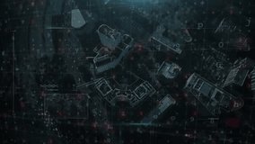 System hacked text animation over aerial view of city with digital codes. Cybersecurity, hacking, data breach, cityscape, urban, technology - Powered by Shutterstock - Get 15% off with code: PIKWIZARD15