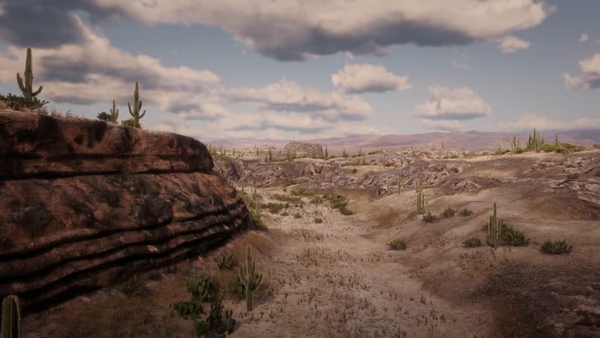 3D. USA. New Mexico. Desert