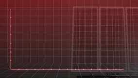 Declining graph with red dots over solar panels in animation. Renewable, energy, decline, financial, technology, environment - Powered by Shutterstock - Get 15% off with code: PIKWIZARD15