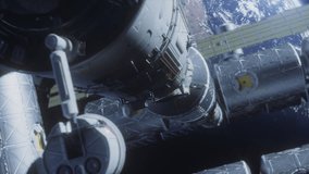 a large space station with residential modules in orbit of an inhabited planet, a concept for exploring space and distant planets - Powered by Shutterstock - Get 15% off with code: PIKWIZARD15