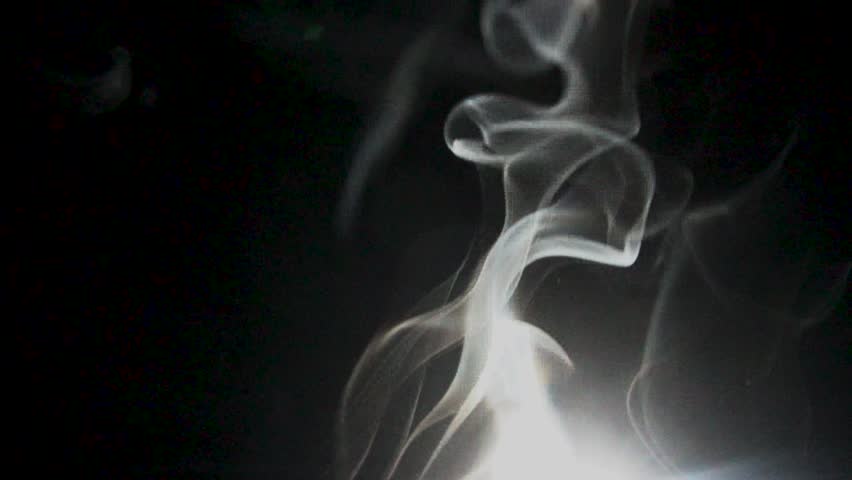 Fog and smoke effect on black background