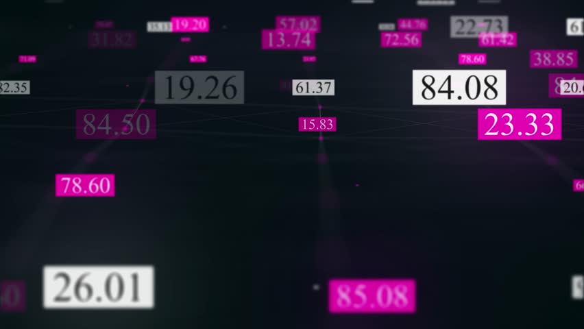 Big data technology and data science abstract background. Data scientist querying. Analysing and visualizing artificial intelligence on virtual screen. AI Data flow concept. Finance neural network-lop