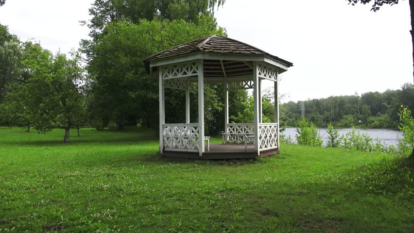 The magical world of summer nature in a country estate 