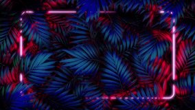 Glowing Neon Frame In The Forest 3D Rendering - Powered by Shutterstock - Get 15% off with code: PIKWIZARD15