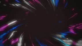 Radiating colorful streaks of light from dark center in animation. Abstract, colors, vibrant, motion, design - Powered by Shutterstock - Get 15% off with code: PIKWIZARD15