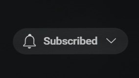 Clicking subscribe button showing festive fireworks on black screen. Close up. - Powered by Shutterstock - Get 15% off with code: PIKWIZARD15