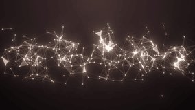 Glowing white Plexus Network Connection Network Background. Plexus Line Moving, Animation Of Network Connection Technology Background - Powered by Shutterstock - Get 15% off with code: PIKWIZARD15