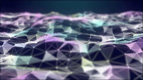 Futuristic Digital Connection Plexus Network Connection Network On Soft Blue Background. Plexus Line Moving, Animation Of Network Connection Technology Background - Powered by Shutterstock - Get 15% off with code: PIKWIZARD15