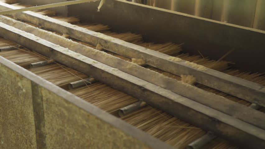 Incense in industry factory. pattern texture background in Asia, Vietnam.