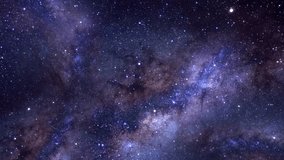 Spaceship flying through clouds and star field in open space. Flight animation through glowing nebulae and stars. Cosmic moving and glowing stars with colorful novae. 4k footage. - Powered by Shutterstock - Get 15% off with code: PIKWIZARD15