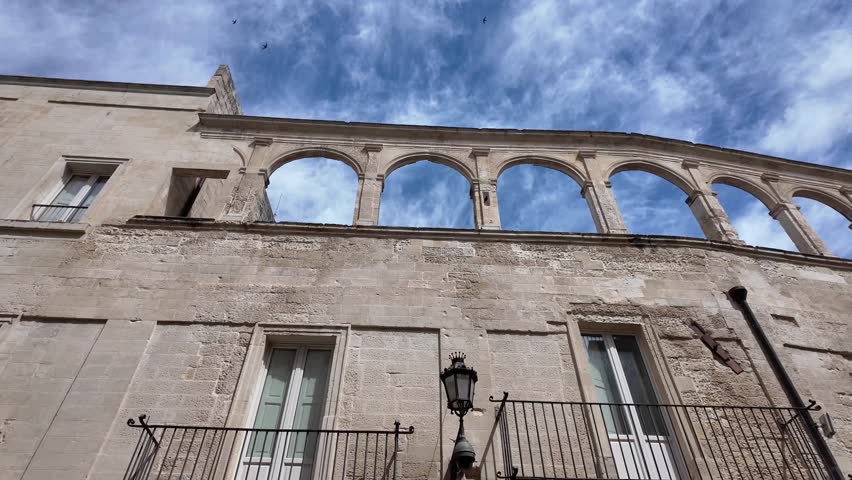 Amazing view of The Old town of Lecce, Apulia Region, Italy