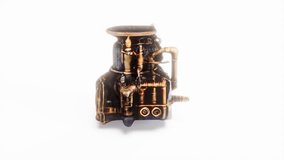 Steampunk grunge machine create energy rotate endless 4k. 3D Illustration - Powered by Shutterstock - Get 15% off with code: PIKWIZARD15