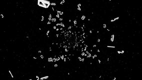 Random Numbers Animation, Technology Code, Background, on Alpha Channel, Loop
 - Powered by Shutterstock - Get 15% off with code: PIKWIZARD15