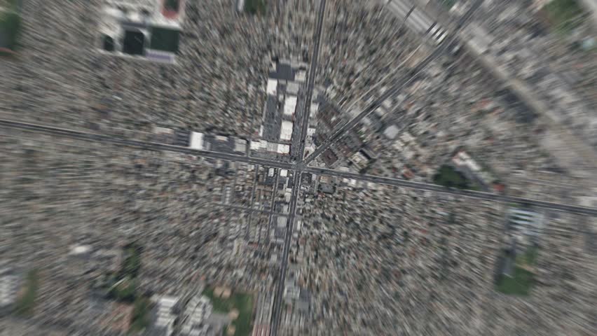 Earth zoom in from space to Norwalk, California, USA. Followed by zoom out through clouds and atmosphere into space. Satellite view. Travel intro