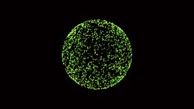 Abstract green sphere with connecting dots and lines. Wireframe technology sphere background. - Powered by Shutterstock - Get 15% off with code: PIKWIZARD15