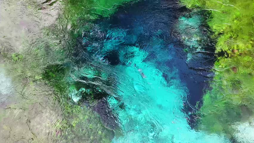 Blue Eye Albania natural Fennomen very clear water