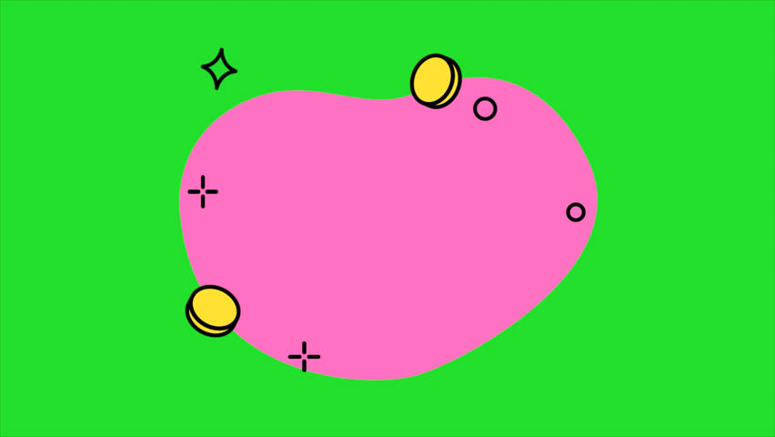 Payment Method Icon Animation With Green Screen Background