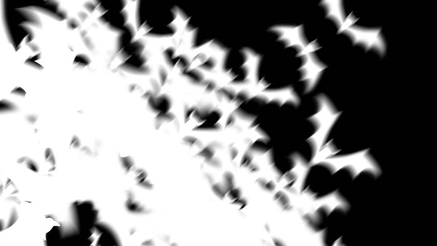 A spooky 2D video transition featuring a black bat flying across the screen. Perfect for Halloween-themed projects, adding a dark and eerie touch.
