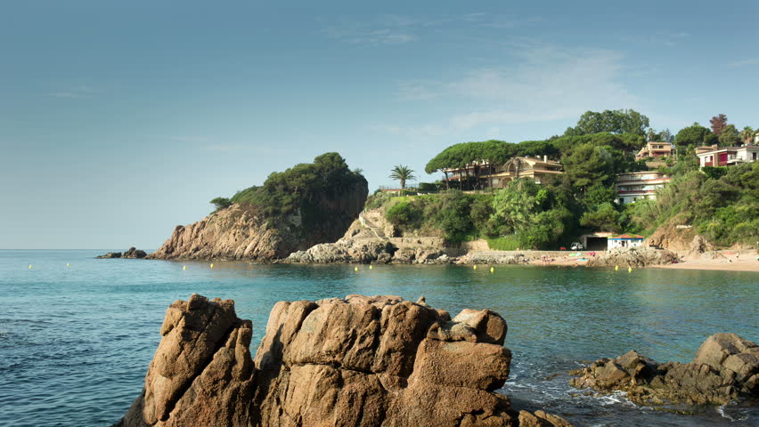 a beautiful bay on the spanish costa brava coast 
