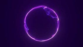 Digital sphere with abstract particles in purple color, technological background of particles - Powered by Shutterstock - Get 15% off with code: PIKWIZARD15