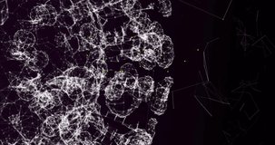 Animation of data processing and diagrams over shapes. Technology, business and digital interface concept digitally generated video. - Powered by Shutterstock - Get 15% off with code: PIKWIZARD15