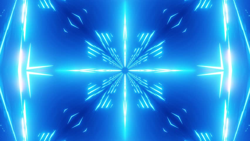 Abstract Neon Laser VJ Background