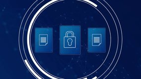 data protection and cybersecurity concept, internet network security online with padlock icon - Powered by Shutterstock - Get 15% off with code: PIKWIZARD15