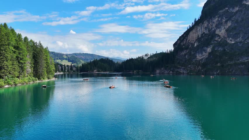 The Pragser Wildsee, or Lake Prags, Lake Braies Italian: Lago di Braies German: Pragser Wildsee is a natural lake in the Prags Dolomites in South Tyrol, Italy.