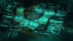 Animated 3D data graphics, infographic with code fragments. - Powered by Shutterstock - Get 15% off with code: PIKWIZARD15