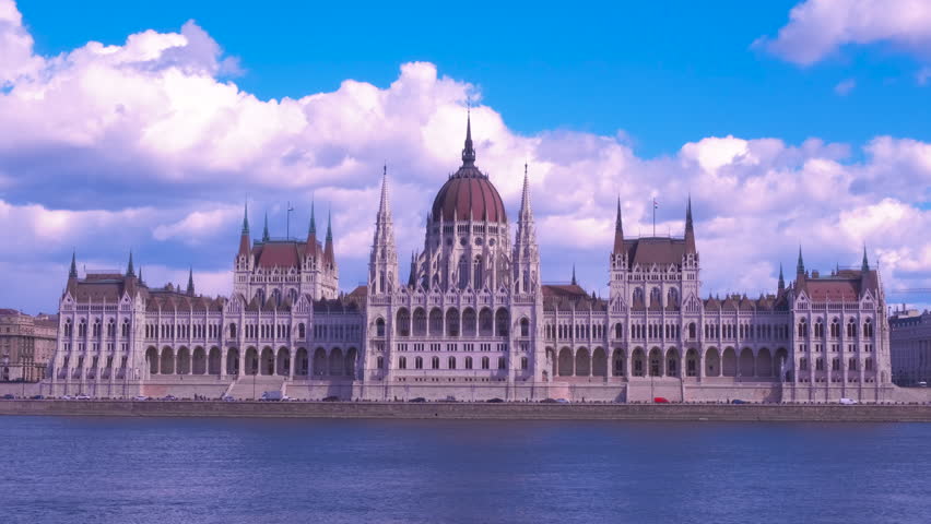 Panorama of the Budapest Parliament with the Danube