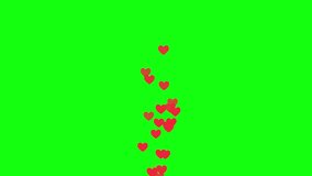 Live style social media heart animation on a green screen. - Powered by Shutterstock - Get 15% off with code: PIKWIZARD15