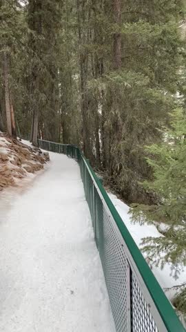 Johnston Canyon, Banff National Park, Alberta, Canada. 