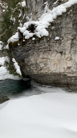 Johnston Canyon, Banff National Park, Alberta, Canada. 