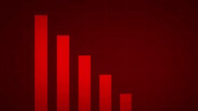declining chart graph animation, plummeting fall, market drop, red arrow is making downfall on a grid background. Developing company failure, decreasing business bar chart. Bad Economy, bankruptcy - Powered by Shutterstock - Get 15% off with code: PIKWIZARD15
