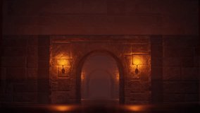 simple render animation of old historical open gates through which the camera slowly passes - Powered by Shutterstock - Get 15% off with code: PIKWIZARD15
