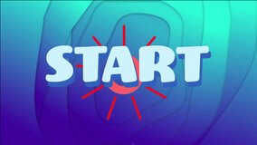 START text animation over abstract blue and green gradient background. motion, technology, creative, artistic, dynamic, vibrant - Powered by Shutterstock - Get 15% off with code: PIKWIZARD15