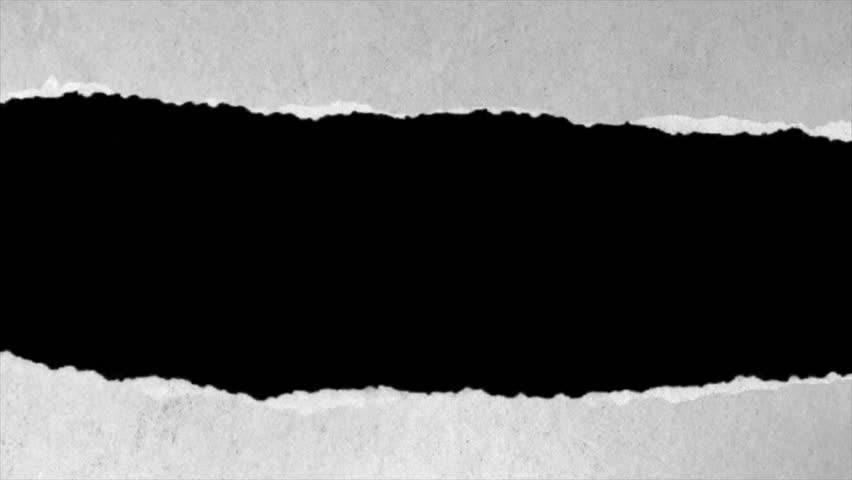 grunge torn paper transition effects animation isolated on the black background, drag and use blending mode